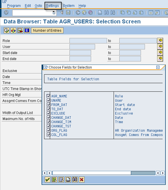 sap se16n maintain entries checkbox clipart