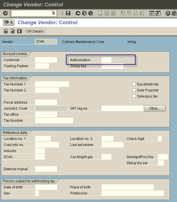 FK02 - Change auth group for vendor