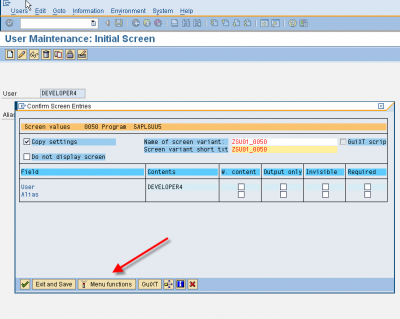 SHD0 – Maintain Transaction Variants – Sap Security Pages