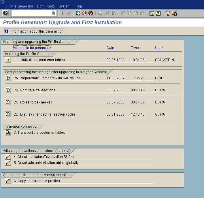 Profile generator. Группа Су SAP. SAP su3 параметры. SAP su01 x501.