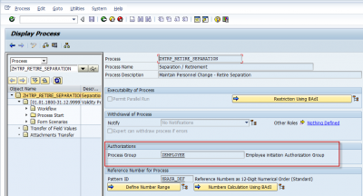 HR Processes and Forms – Sap Security Pages